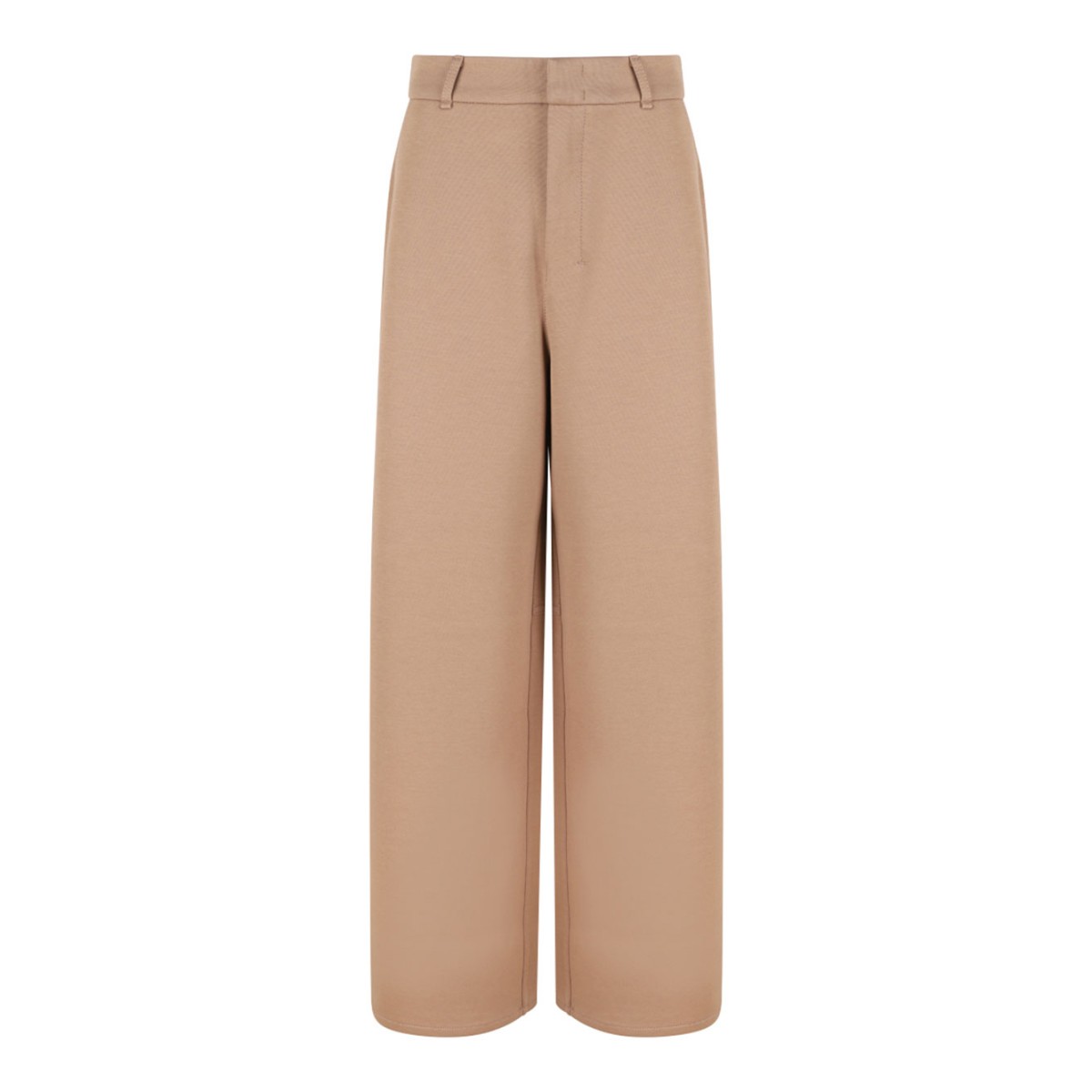 Camel Brown Jersey Trousers