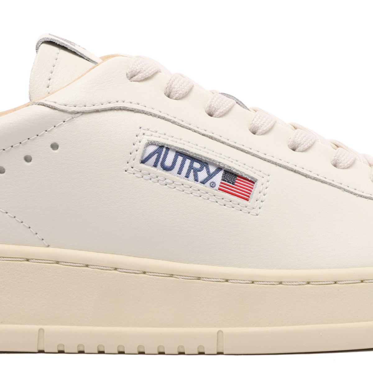 Dallas Cream and Brown Sneakers