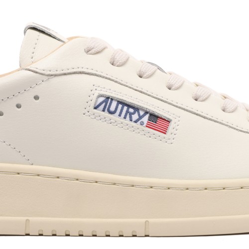 Dallas Cream and Brown Sneakers