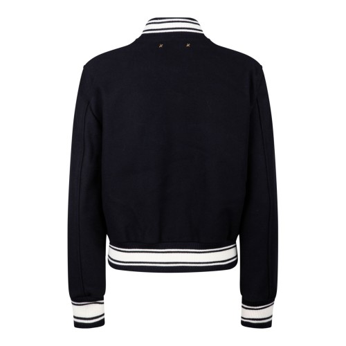 Dark Blue Bomber Jacket