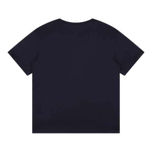 Dark Blue Logo Plaque T-Shirt 2