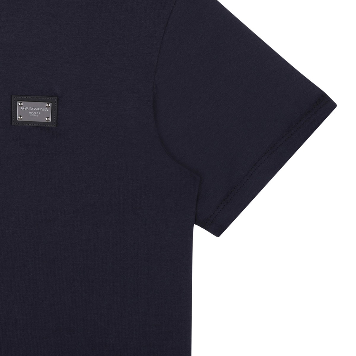 Dark Blue Logo Plaque T-Shirt