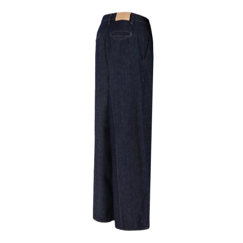 Dark Blue Wide Leg Jeans