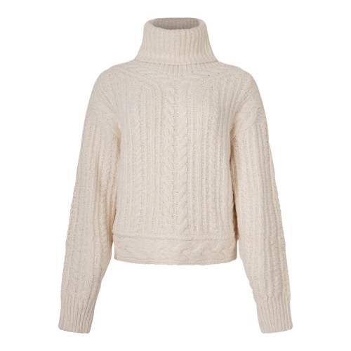 Ecru Cable Knit Jumper