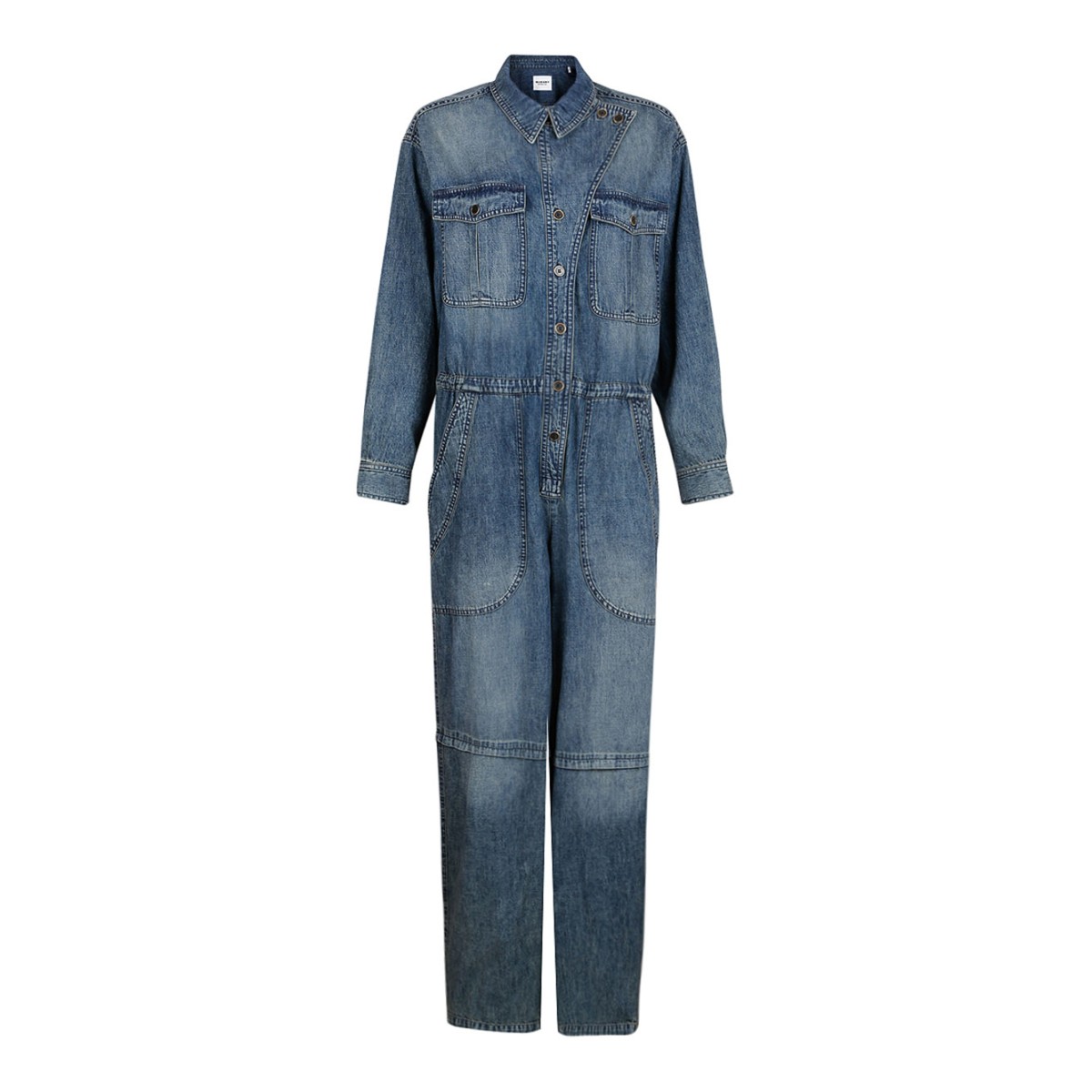 Faded Blue Nadia Denim Jumpsuit