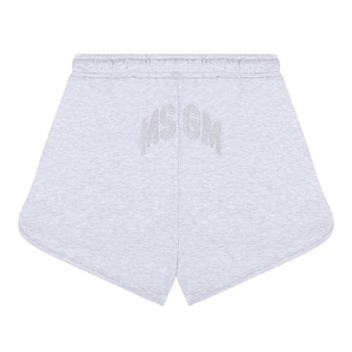 Heather Grey Studded Shorts 2