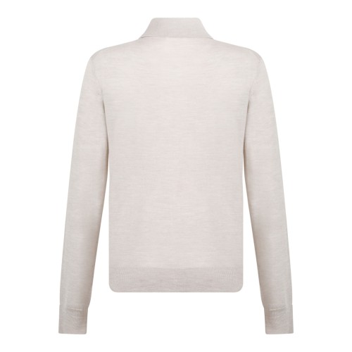 Ivory White Knitwear Shirt 2