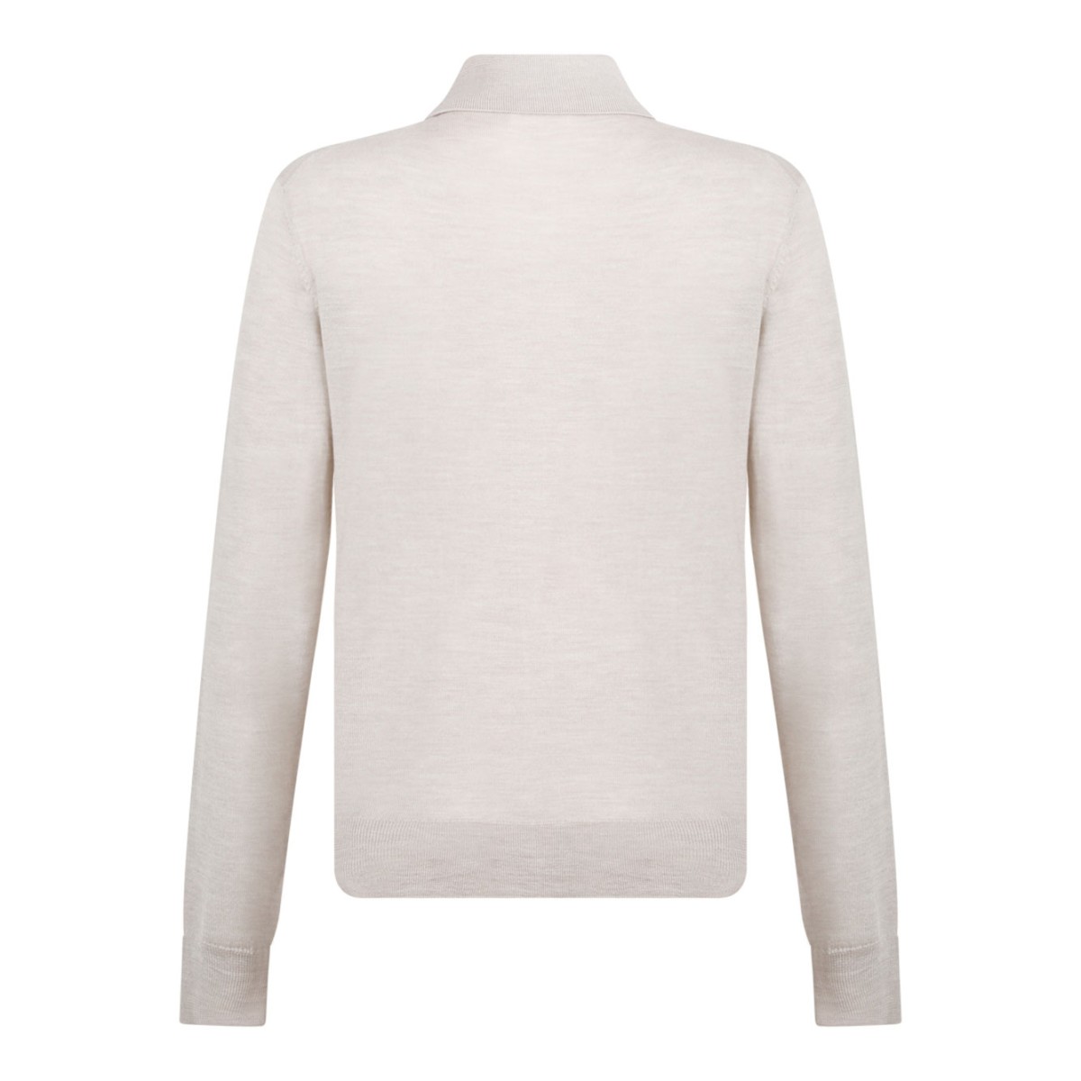 Ivory White Knitwear Shirt