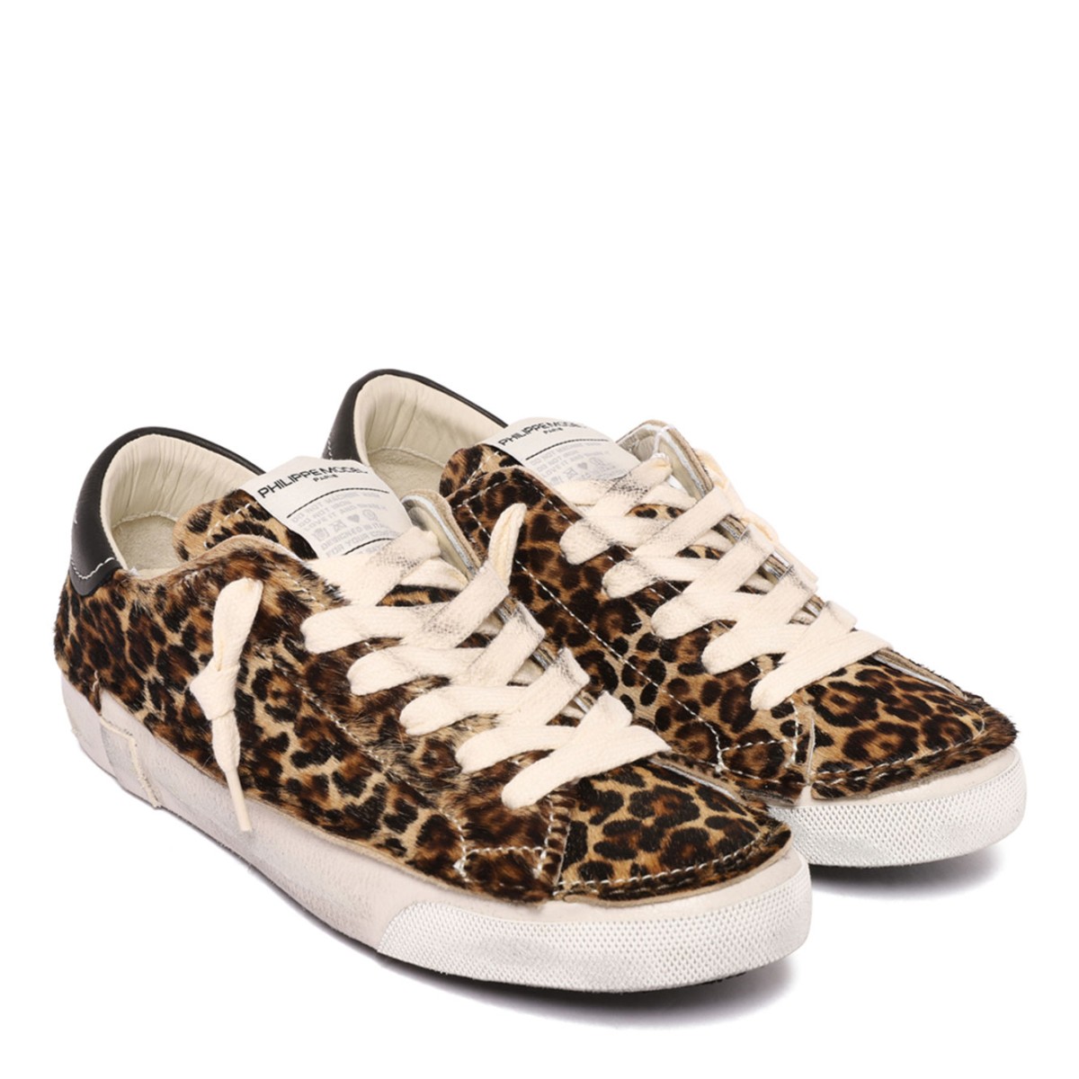 Leopard Motif Sneakers