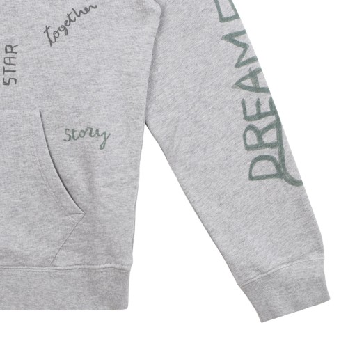 Light Grey Graphic Print Hoodie
