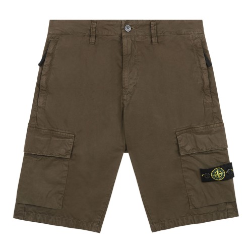 Military Green Cargo Shorts