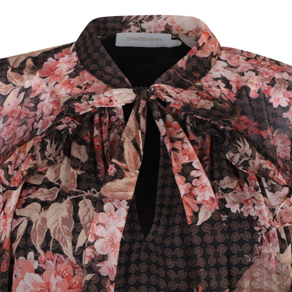 Multicolour Illuminate Flutter Blouse