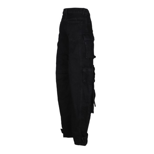 Black Fern Cargo Jeans