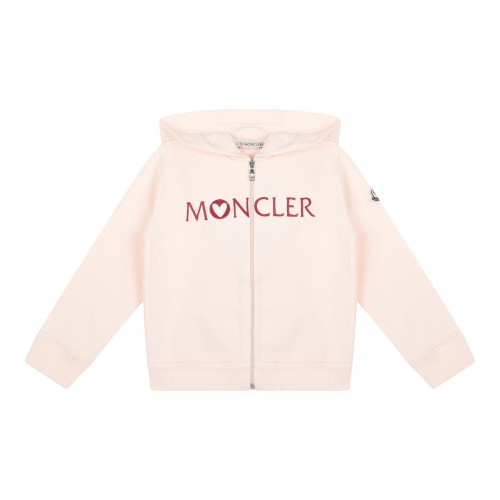 Light Pink Logo Embroidered Tracksuit Set