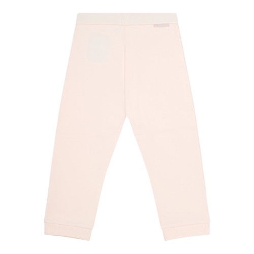 Light Pink Logo Embroidered Tracksuit Set
