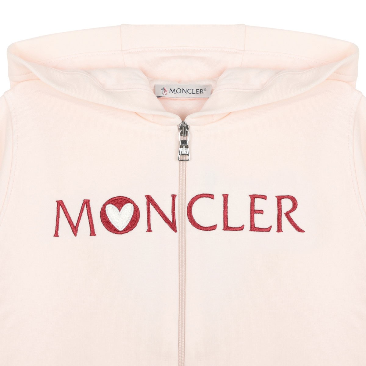 Light Pink Logo Embroidered Tracksuit Set