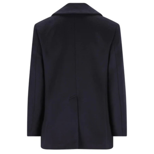 Dark Blue Wool Caban