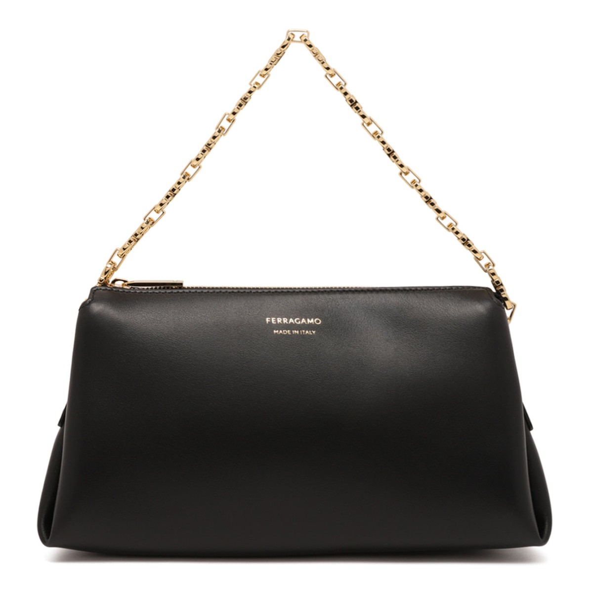 Black Soft Leather Mini Bag