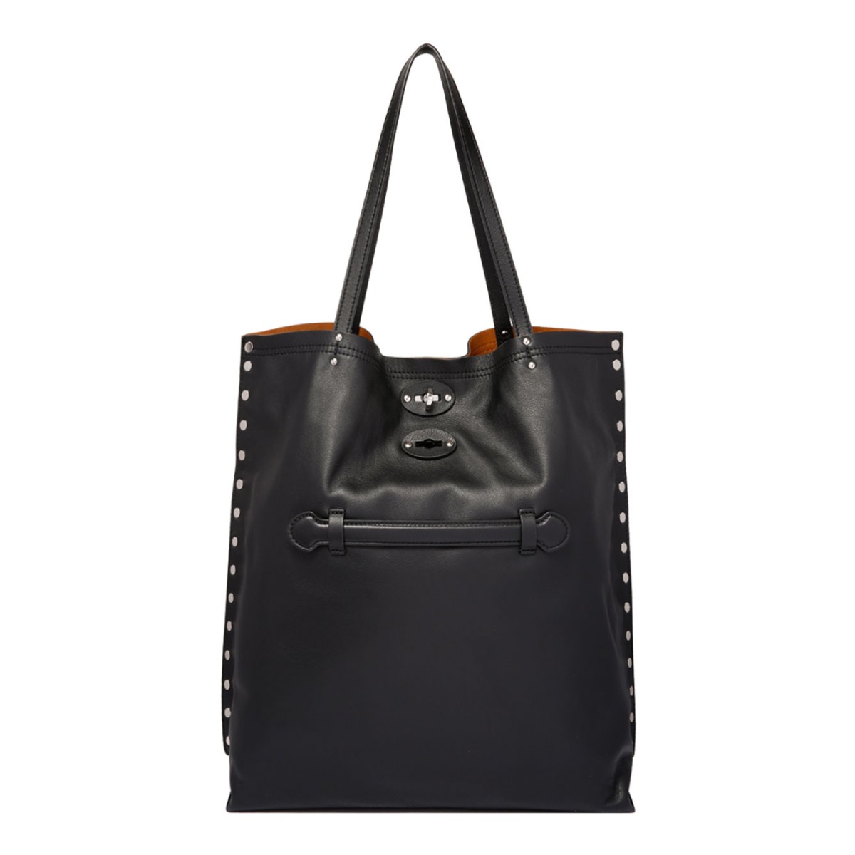 Black Medium A' Spasso Tote Bag