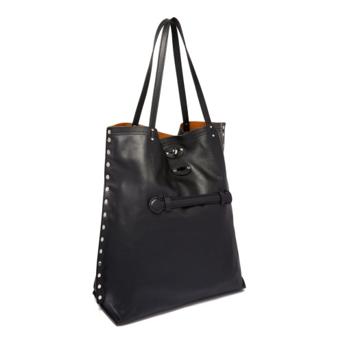 Black Medium A' Spasso Tote Bag