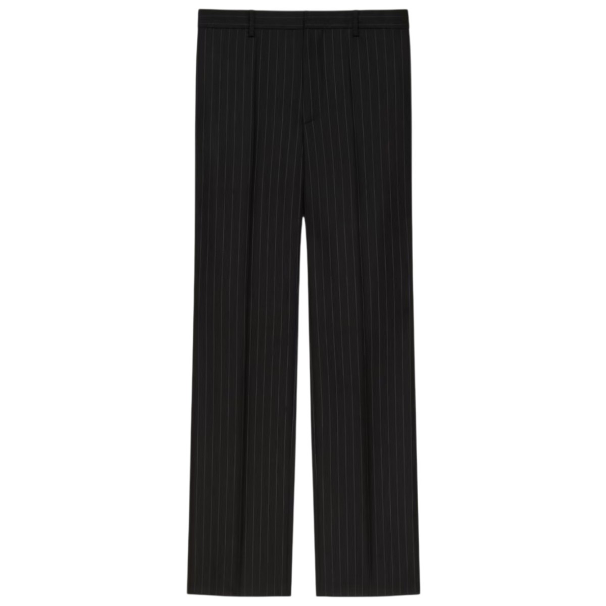 Black Tailored Wool Trousers