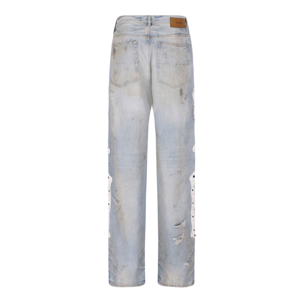 Bones Studded Baggy Jeans