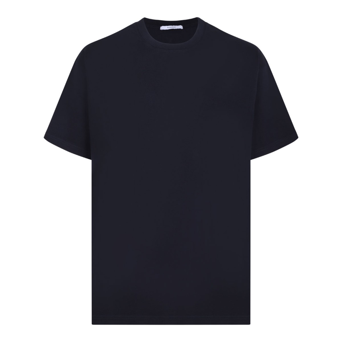 Dark Navy T-Shirt With Logo Stamp Print