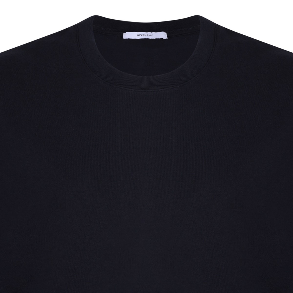 Dark Navy T-Shirt With Logo Stamp Print