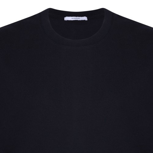 Dark Navy T-Shirt With Logo Stamp Print