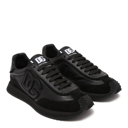 Black DG Cushion Calfskin Sneaker 2