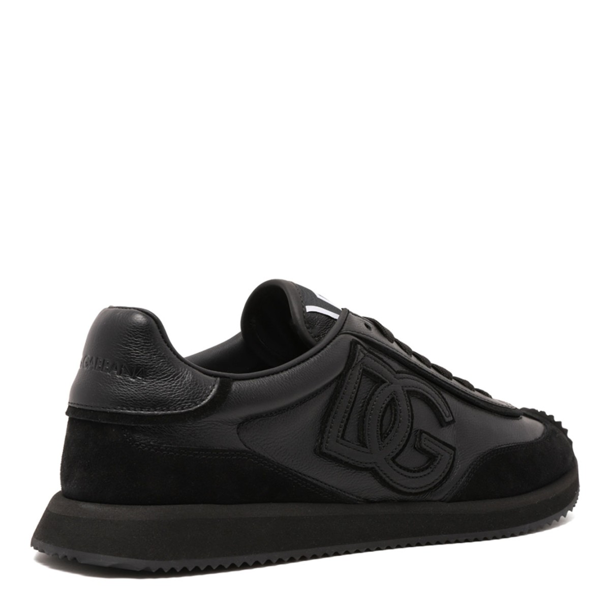 Black DG Cushion Calfskin Sneaker