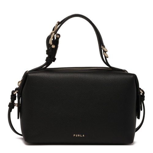 Black Double Boston Bag