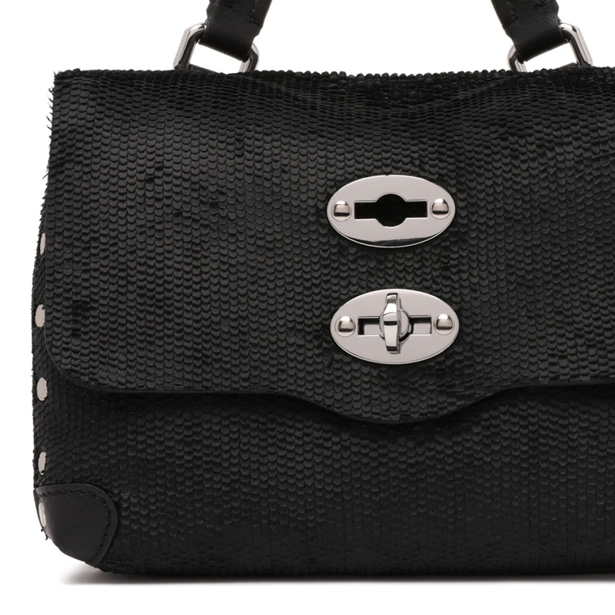Black Anniversario Baby Postina Hand Bag
