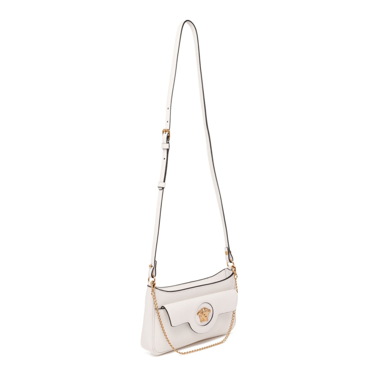 White The Medusa Mini Leather Bag