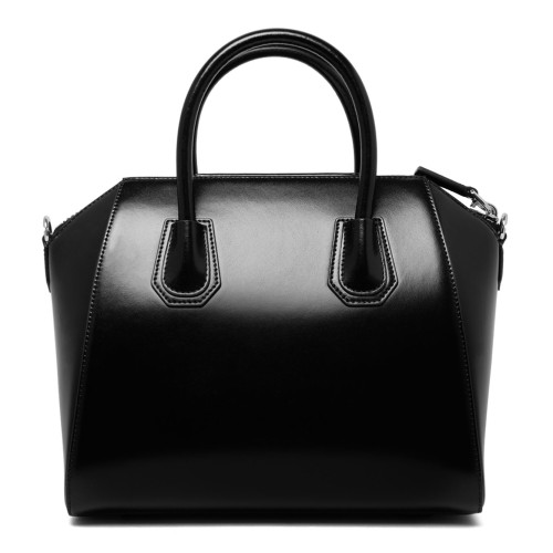 Black Antigona Small Leather Box Bag 2