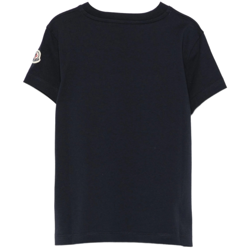 Black Logo Embroidered T-Shirt 2