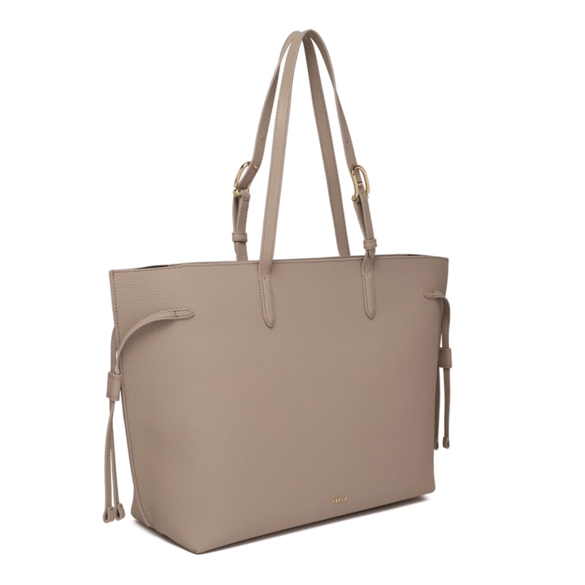 Linen and Urban Grey Ava Shopping Bag L