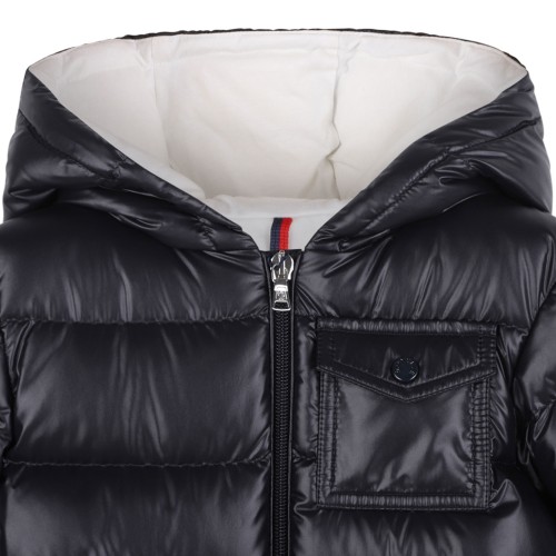 Navy Blue Mesles Padded Jacket