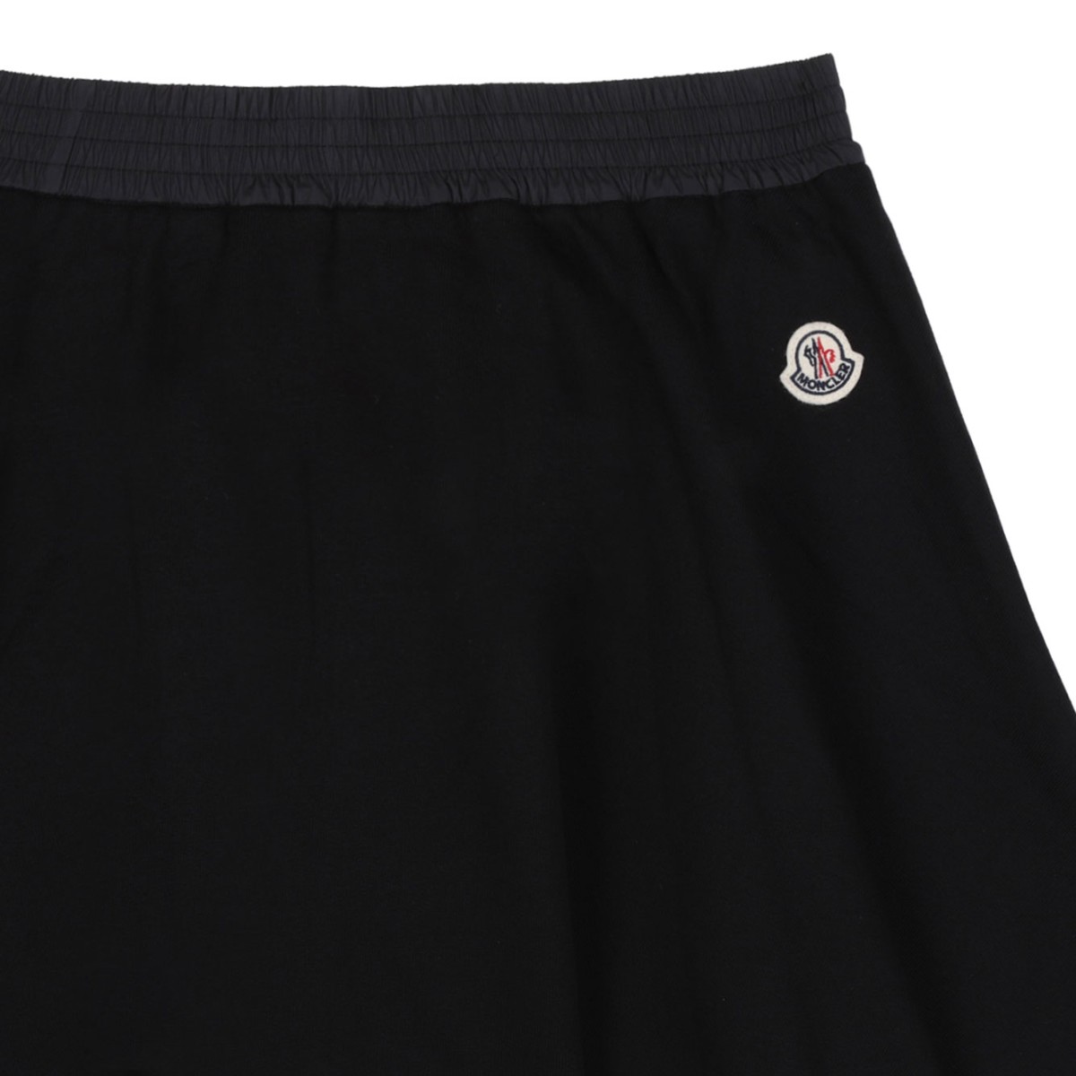 Black Logo Embroidered Skirt