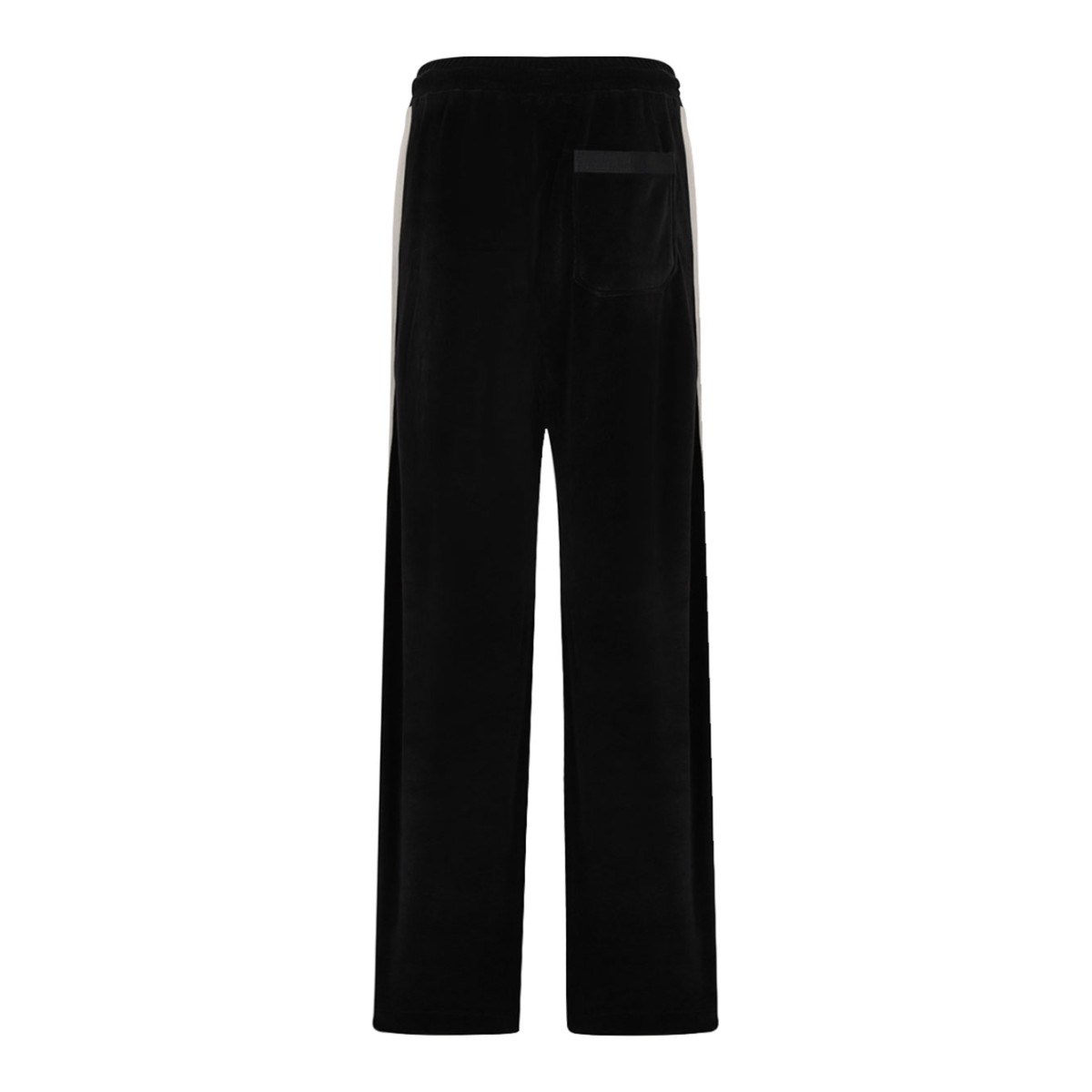 Black Bones Velvet-Effect Track Pants