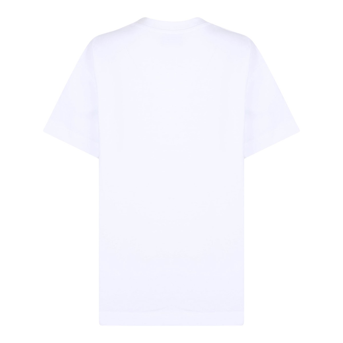 White Logo Print T-Shirt