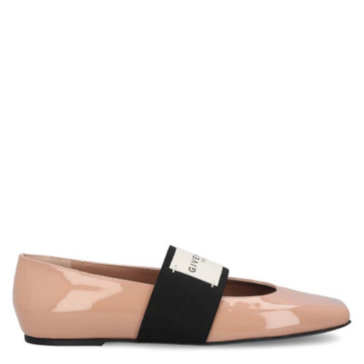 Poweder Pink Sliced Square Ballerinas