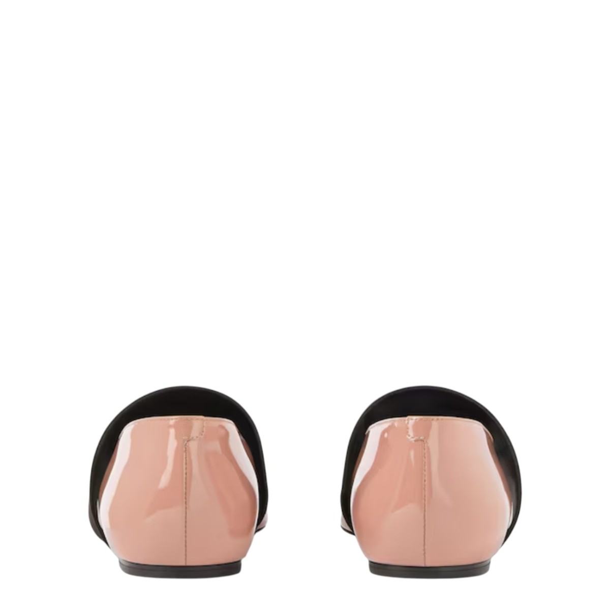 Poweder Pink Sliced Square Ballerinas