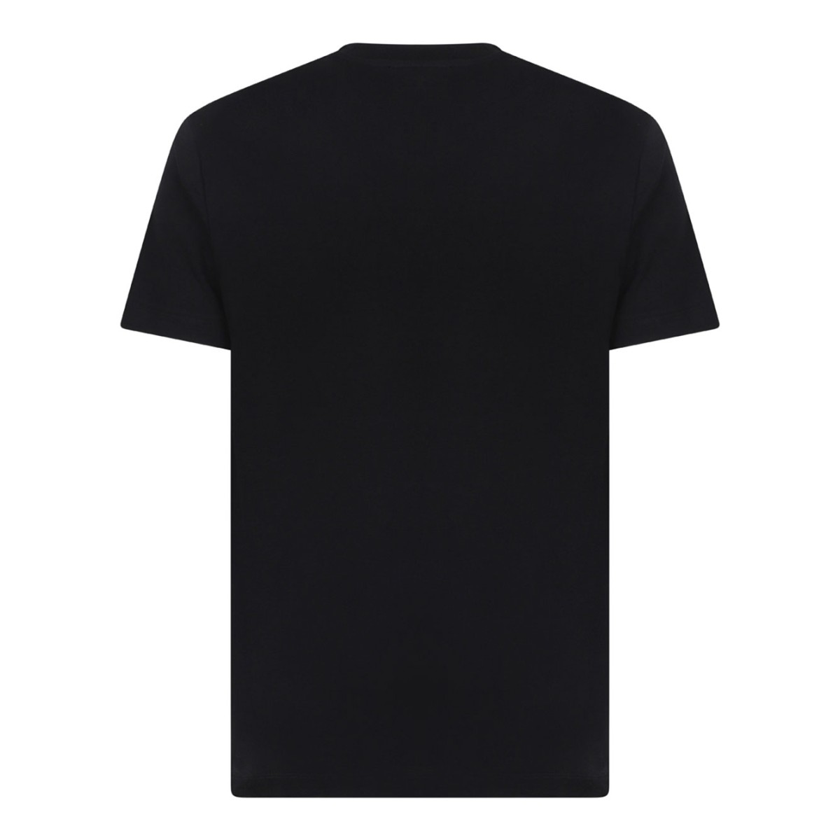 Black Slim-Fit Cotton Jersey T-Shirt With Embroidery