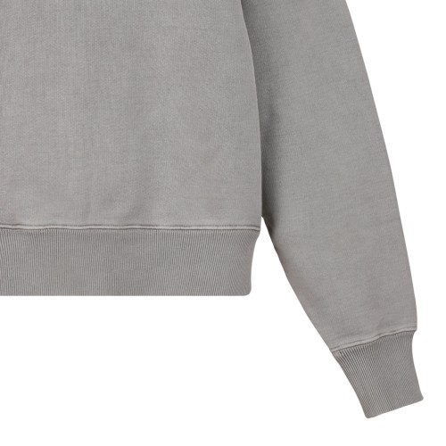 Beige Logo Embroidered Sweatshirt