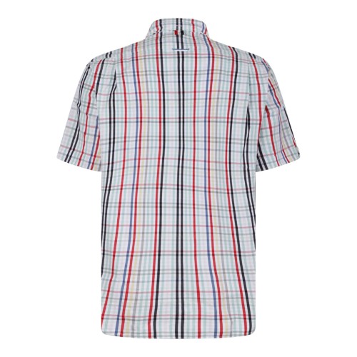 Multicolour Popline Check Motif Shirt