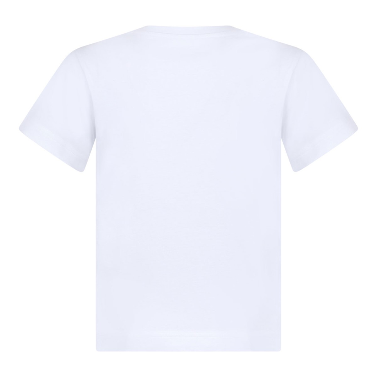 White Embroidered Heart Logo T-Shirt