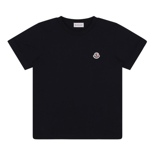 Black, White and Navy Logo-Patch T-Shirt (Pack Of Three).