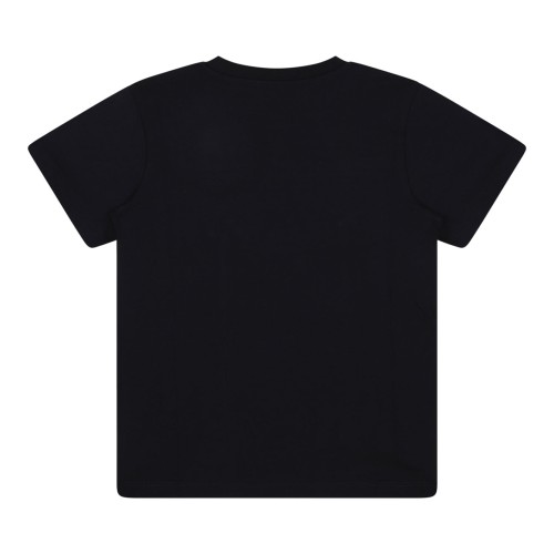 Black, White and Navy Logo-Patch T-Shirt (Pack Of Three).