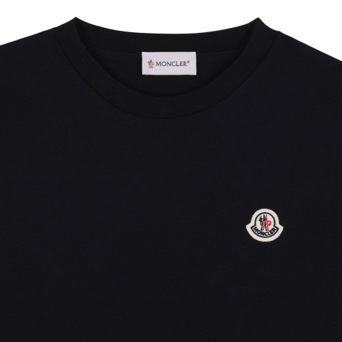 Black, White and Navy Logo-Patch T-Shirt (Pack Of Three).